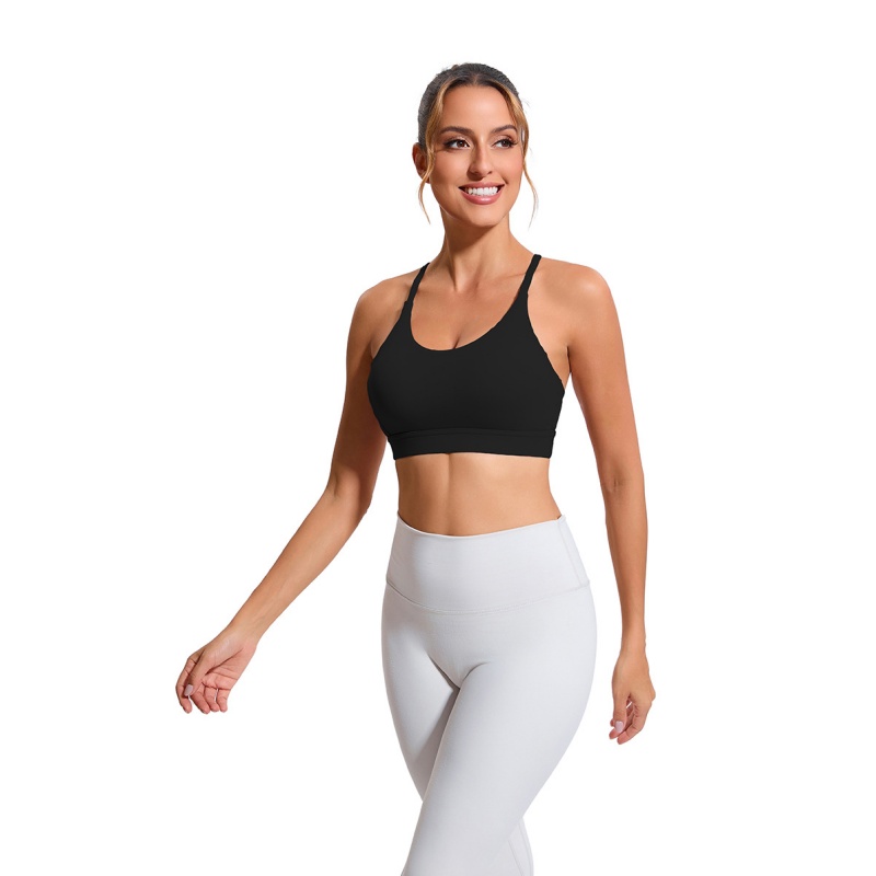 Wholesale Fitness Girls Ladies Sport Bra Top Custom Oem Logo Backless Sports Bra Gym Yoga Sports Bra