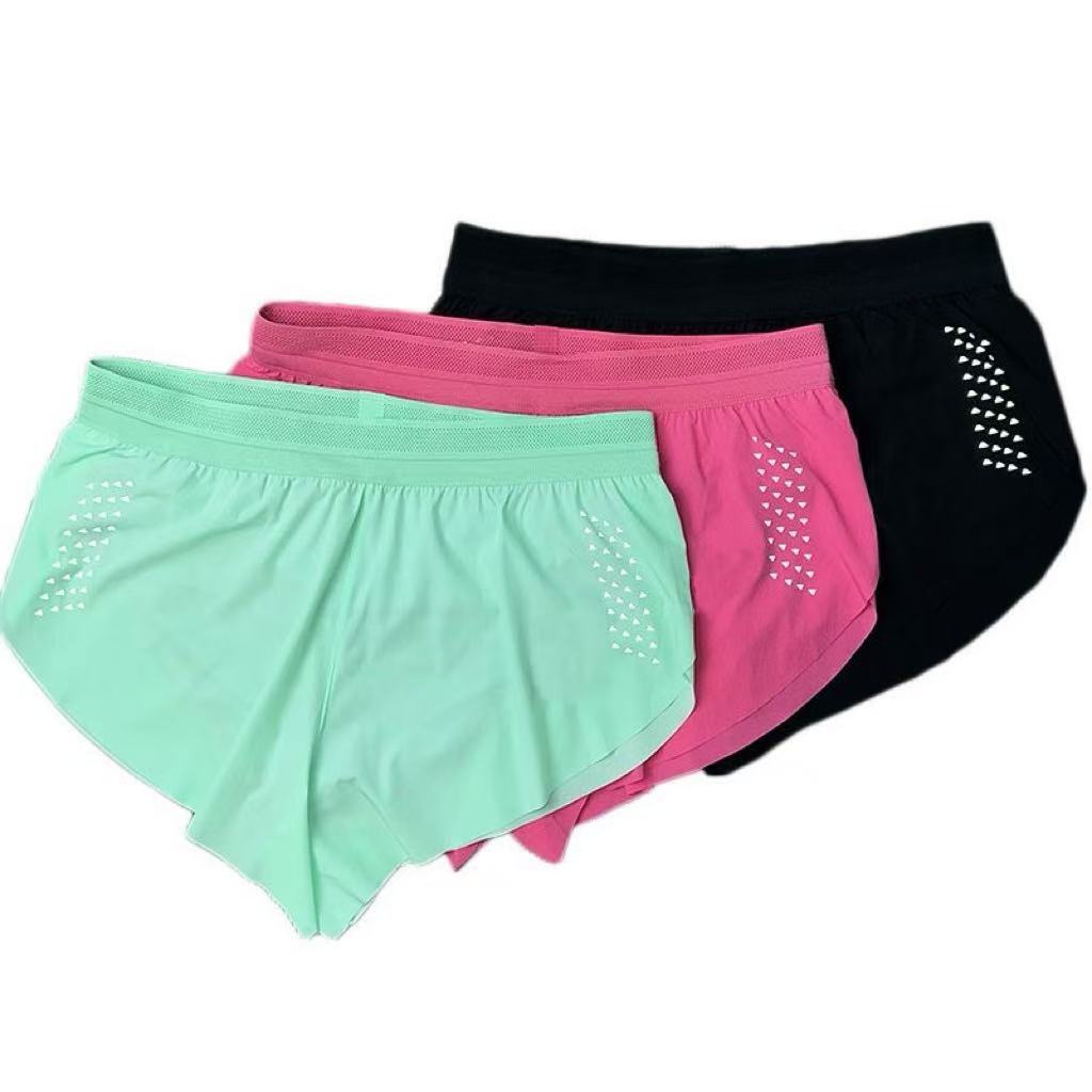 Unisex Marathon Running Shorts 3-Inch, Built-in Liner Seamless Bonding, Quick-Dry Breathable Training Shorts for Men &amp; Women