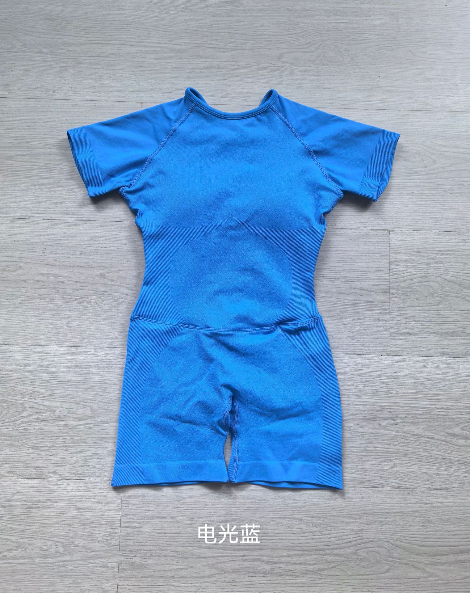 Hot Sale Seamless Short Sleeve Backless Yoga Jumpsuit Quick Dry 4 Way Stretch Scrunch Butt Women Fitness Wear Sports Bodysuits