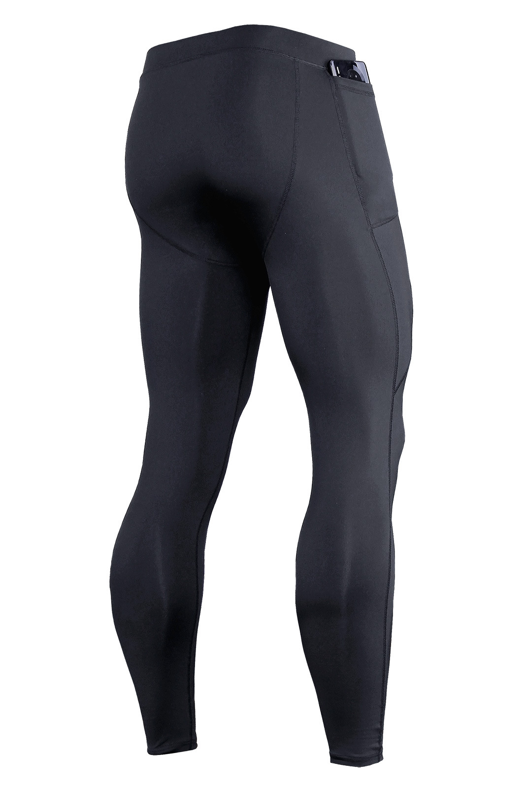 Men Gym Sport Wear Tights Running Pants Compression Quick Dry Leggings Detail 6
