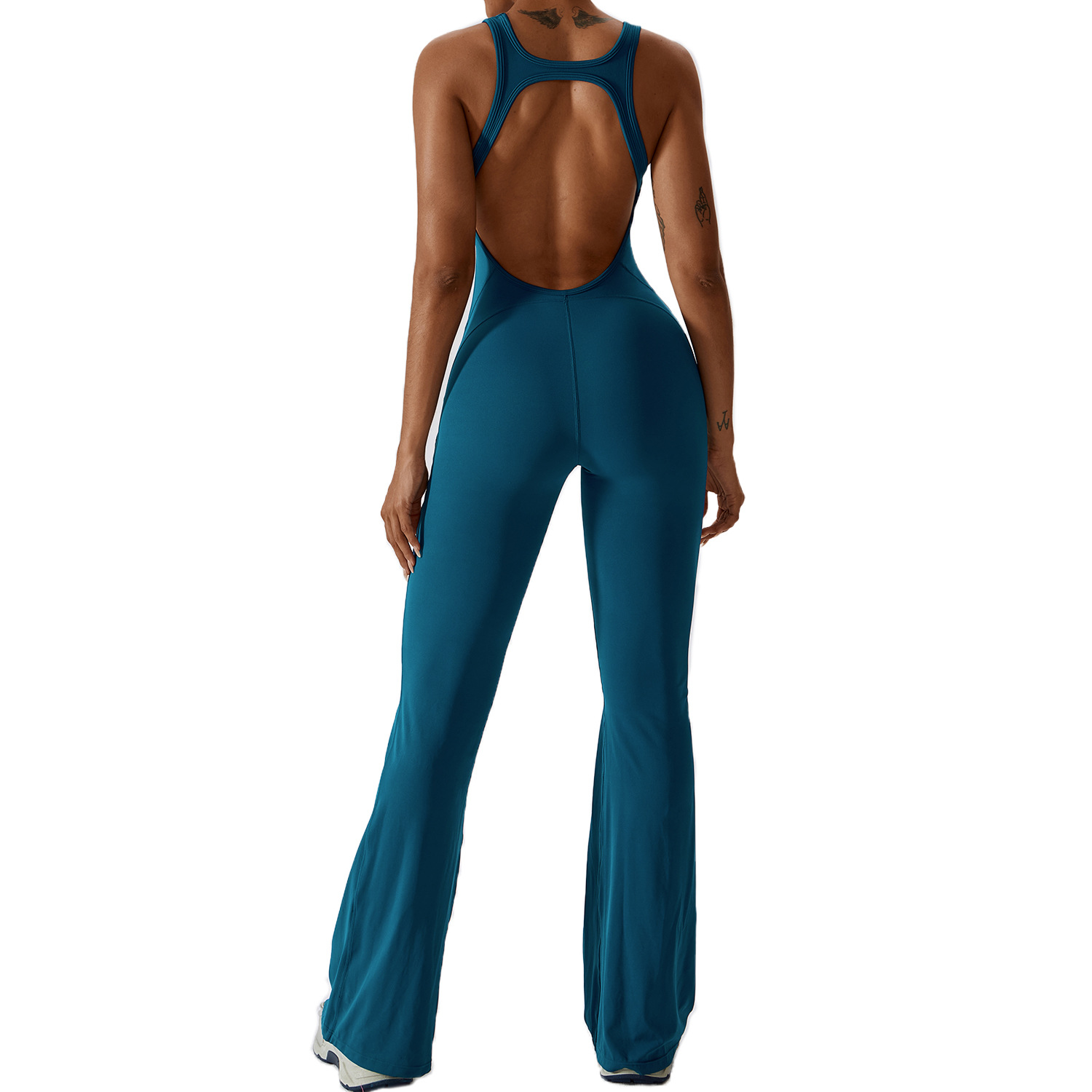 Yoga Suits Wholesale Women's Slim Fit Sports Bodysuits Seamless Breathable Jumpsuits Gym Fitness Running Dance Workout Bodysuits