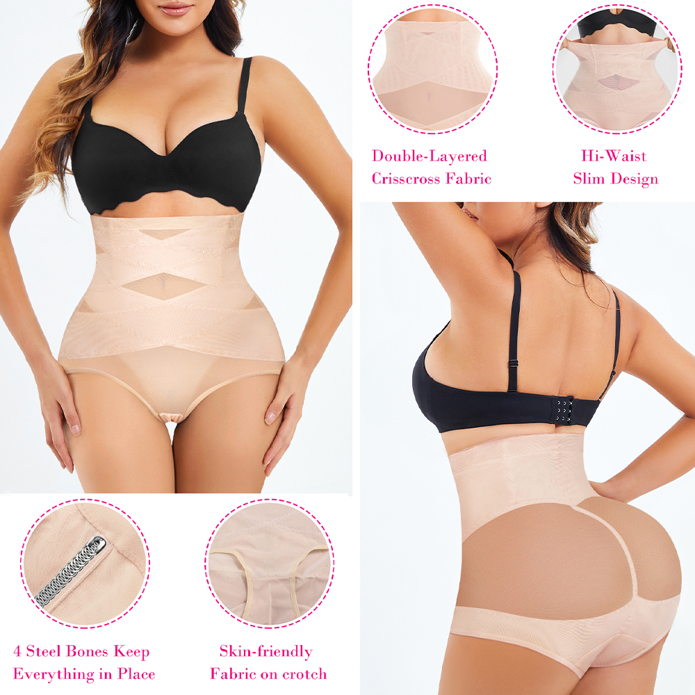 OEM High Waist Trainer Shaper Tummy Control Panty Shaper Tummy Tuck Shapewear Panties Body Shaper Women'S Panties Shorts