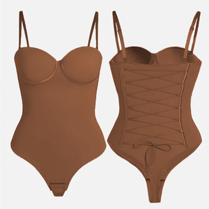 Women Spaghetti Strap Shapewear Bodysuit