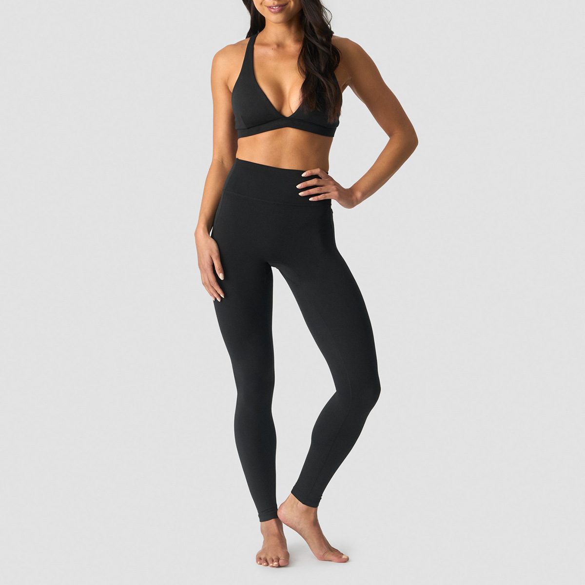 Wholesale Seamless Activewear Sports Gym Fitness Sets Tracksuit Tank Top and Pants Two Piece Quick Drying Breathable Women Sets