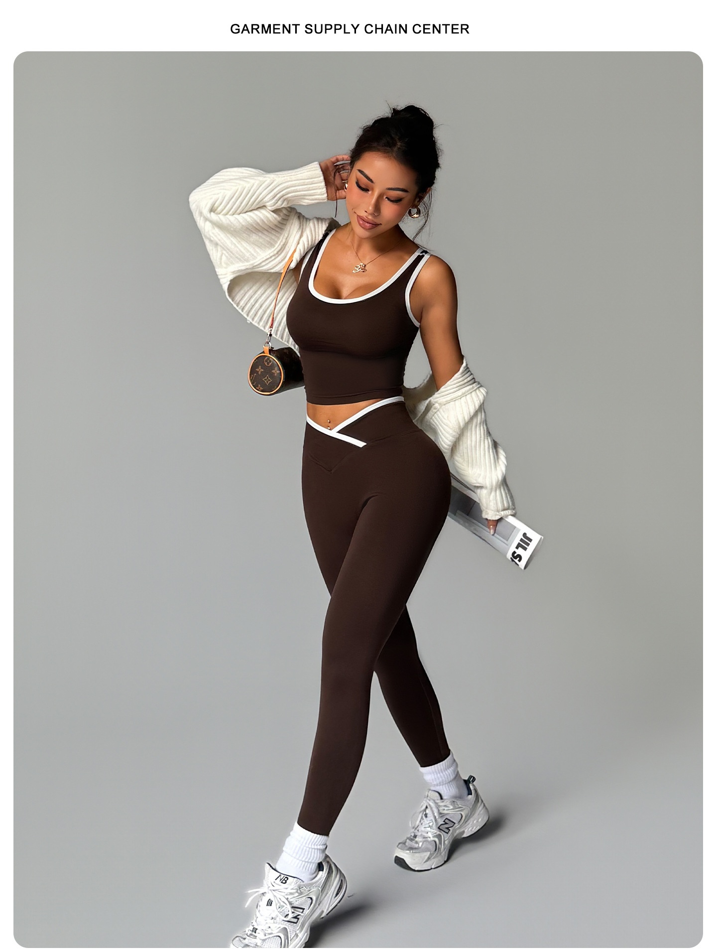 Custom Logo Women Seamless Yoga 2 Piece Set High Stretch Quick Dry Workout Tank Top Private Label Gym Activewear