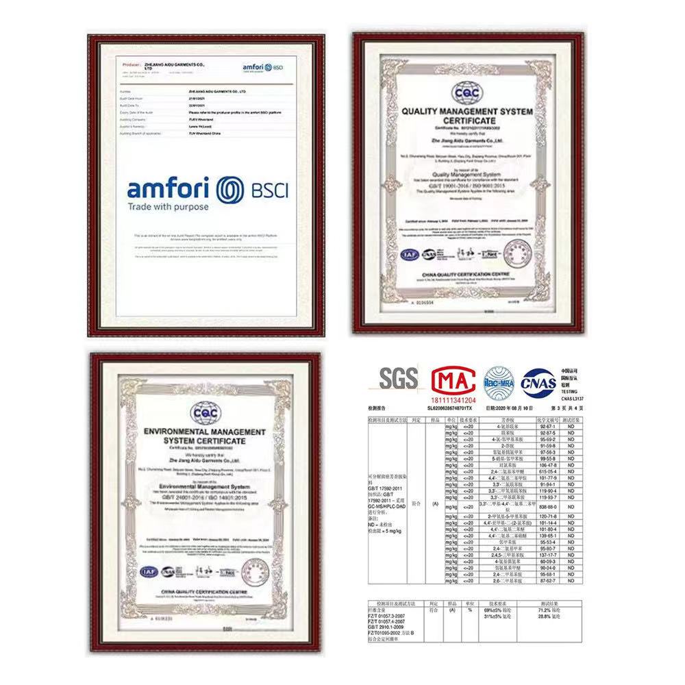 Certifications