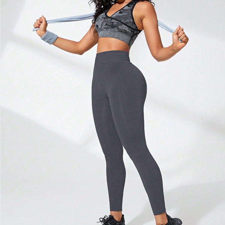 Women's Cheap Sexy Butt Lifting Seamless Yoga Pants High Waisted Shaping Fitness Leggings Gym Tights Sports Wear Manufacturers