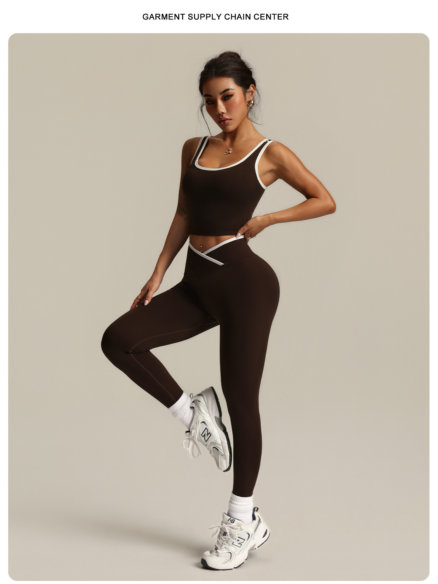 Custom Logo Women Seamless Yoga 2 Piece Set High Stretch Quick Dry Workout Tank Top Private Label Gym Activewear