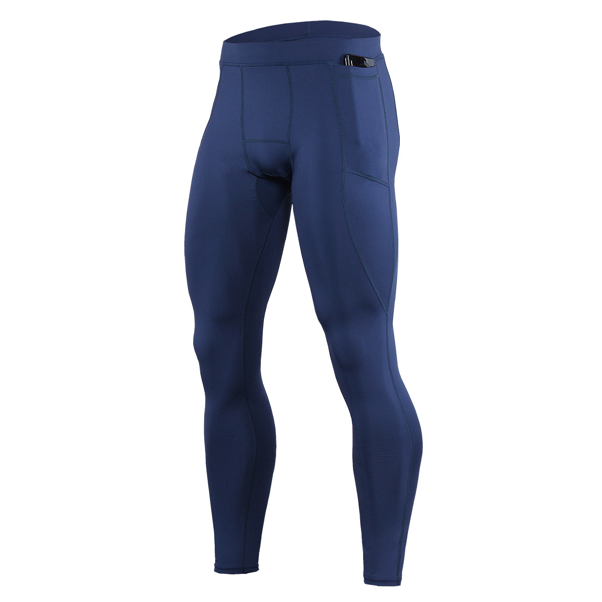 Men Gym Sport Wear Tights Running Pants Compression Quick Dry Leggings Detail 2