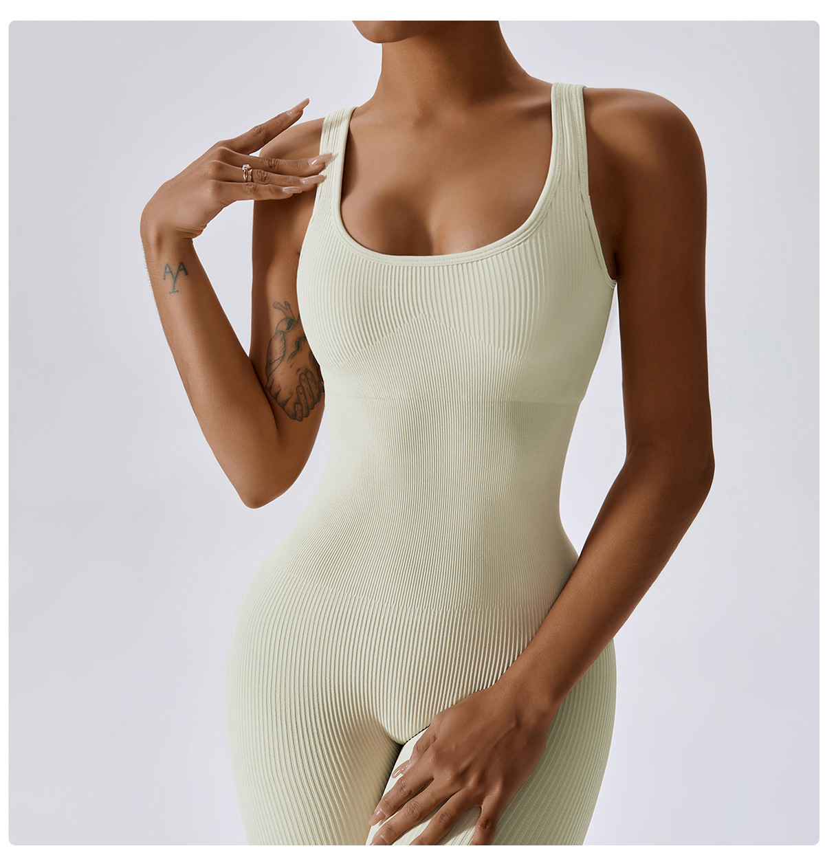 Wholesale Spring Seamless Fitness Sports Yoga Bodysuit Jumpsuit Women's