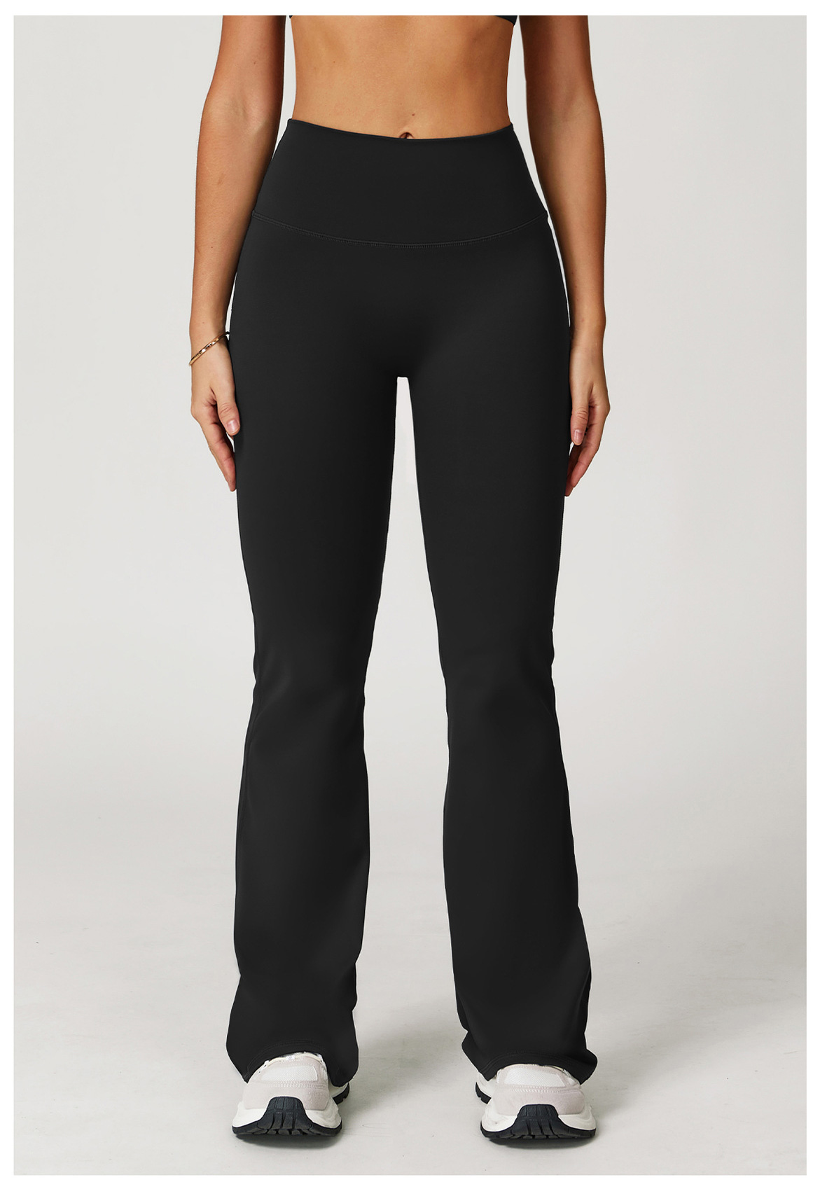 Wholesale Custom Logo Women Yoga Bell-Bottoms Sports Yoga Pants Gym Clothes Fitness Workout Wear Wide Leg Pants Flared Leggings