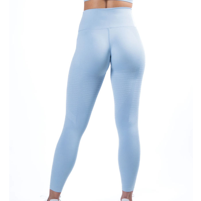 OEM Custom Logo Tummy Control Ribbed Seamless Leggings for Women