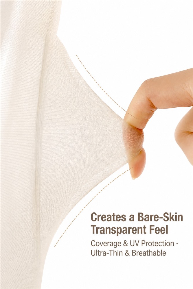 Custom OEM Women 20D Double-C Butt Lift Tight Seamless Compression Transparent Sheer High Waist Tummy Control Shaping Pantyhose