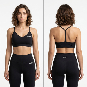 Custom Logo Lightweight Breathable Yoga Crop Tops Quick Drying Gym Bra
