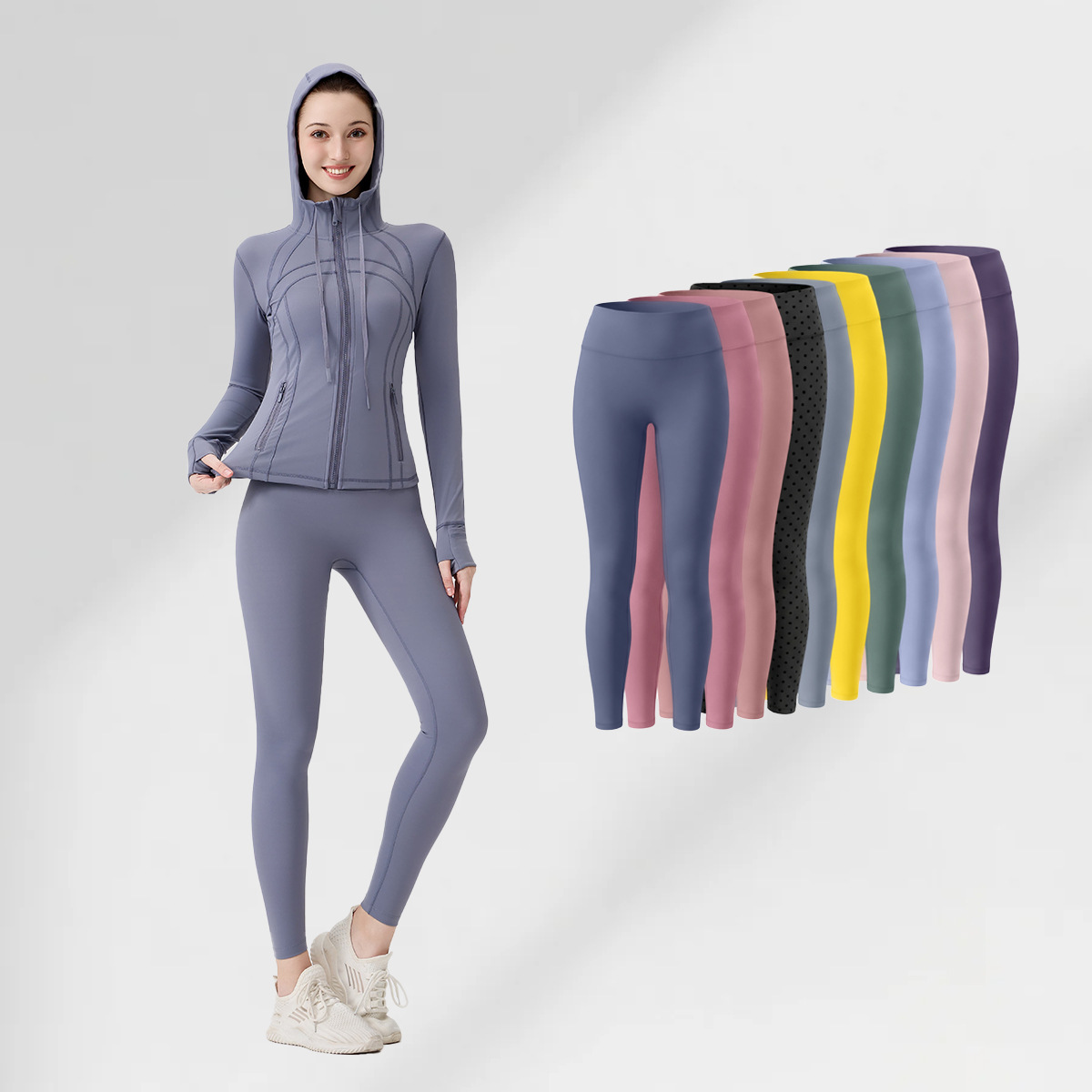 Women High Waist Seamless Sporty Yoga Leggings Butt Lifting Quick Dry Gym Fitness Tights Activewear Yoga Workout Custom Logo