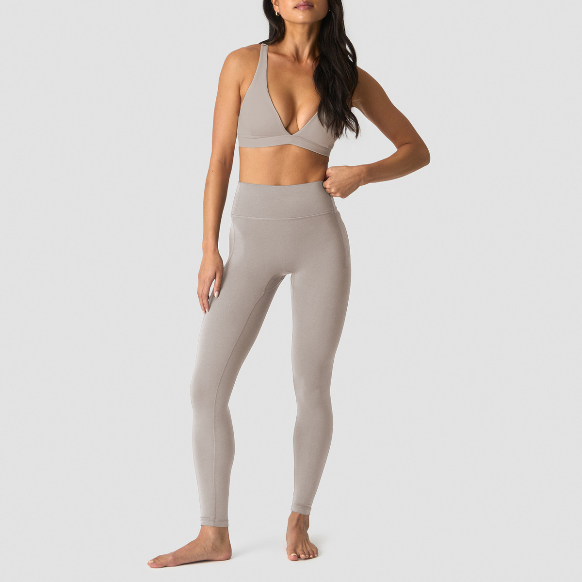 Wholesale Seamless Activewear Sports Gym Fitness Sets Tracksuit Tank Top and Pants Two Piece Quick Drying Breathable Women Sets