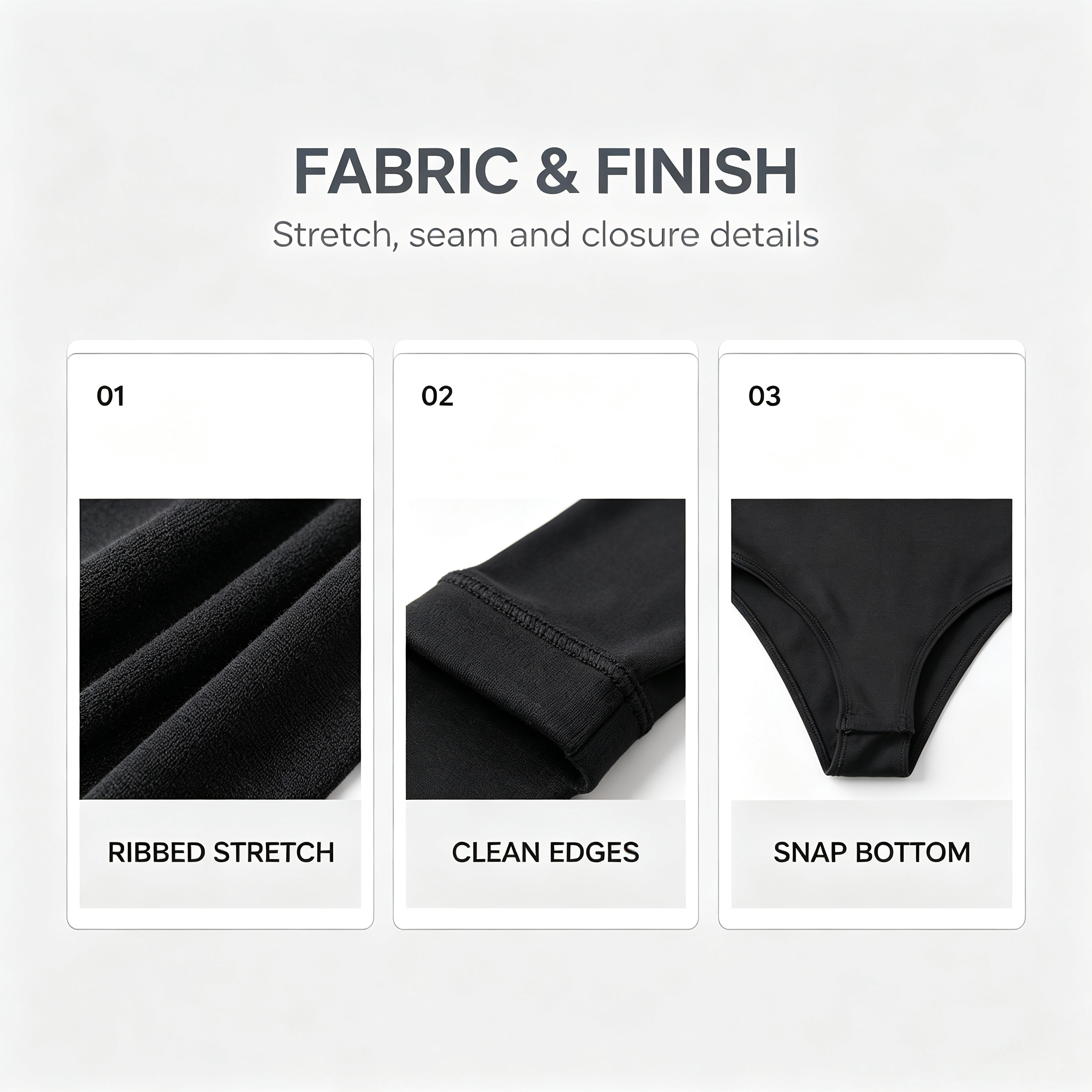 OEM Wholesale Summer Seamless Snap Closure Basic Slim Fit Square Neck Spandex/Polyester Sexy Top Ladies Long Sleeve Bodysuit