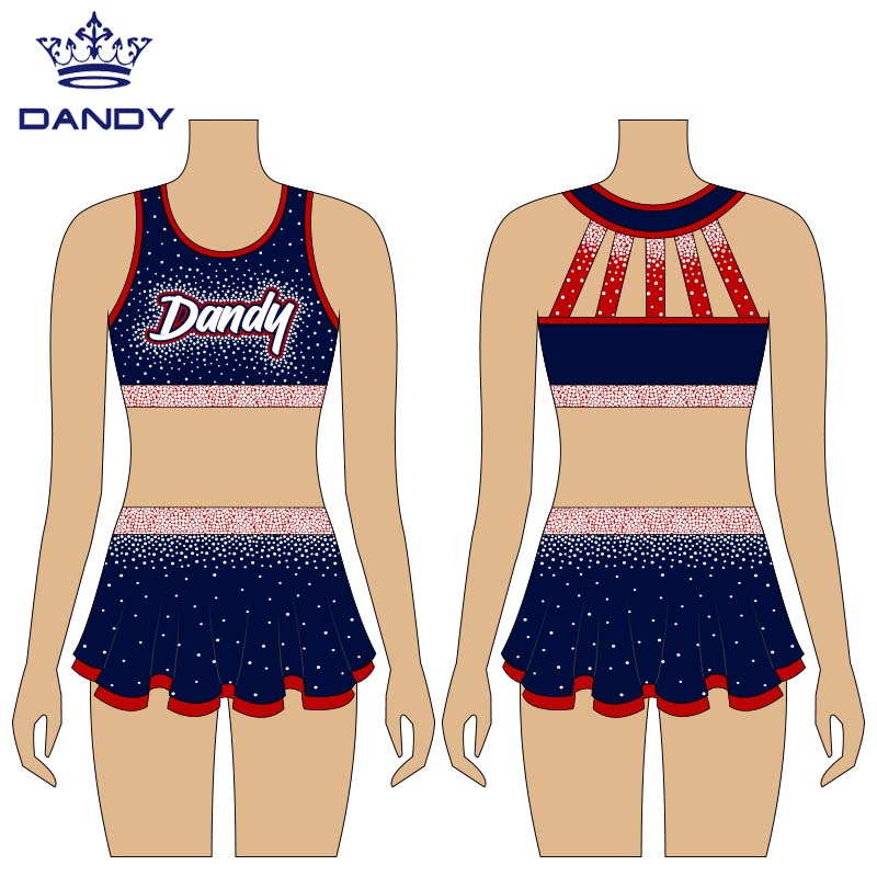 Cheerleading Uniform Design Variation 1