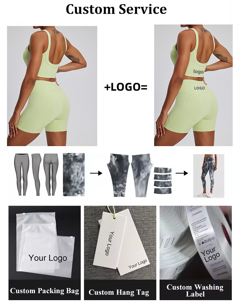 Wholesale Custom Logo Seamless Striped Yoga Wear Women's Tight-Fitting Push-Up Comfortable Shock-Absorbing Fitness ZIP Summer