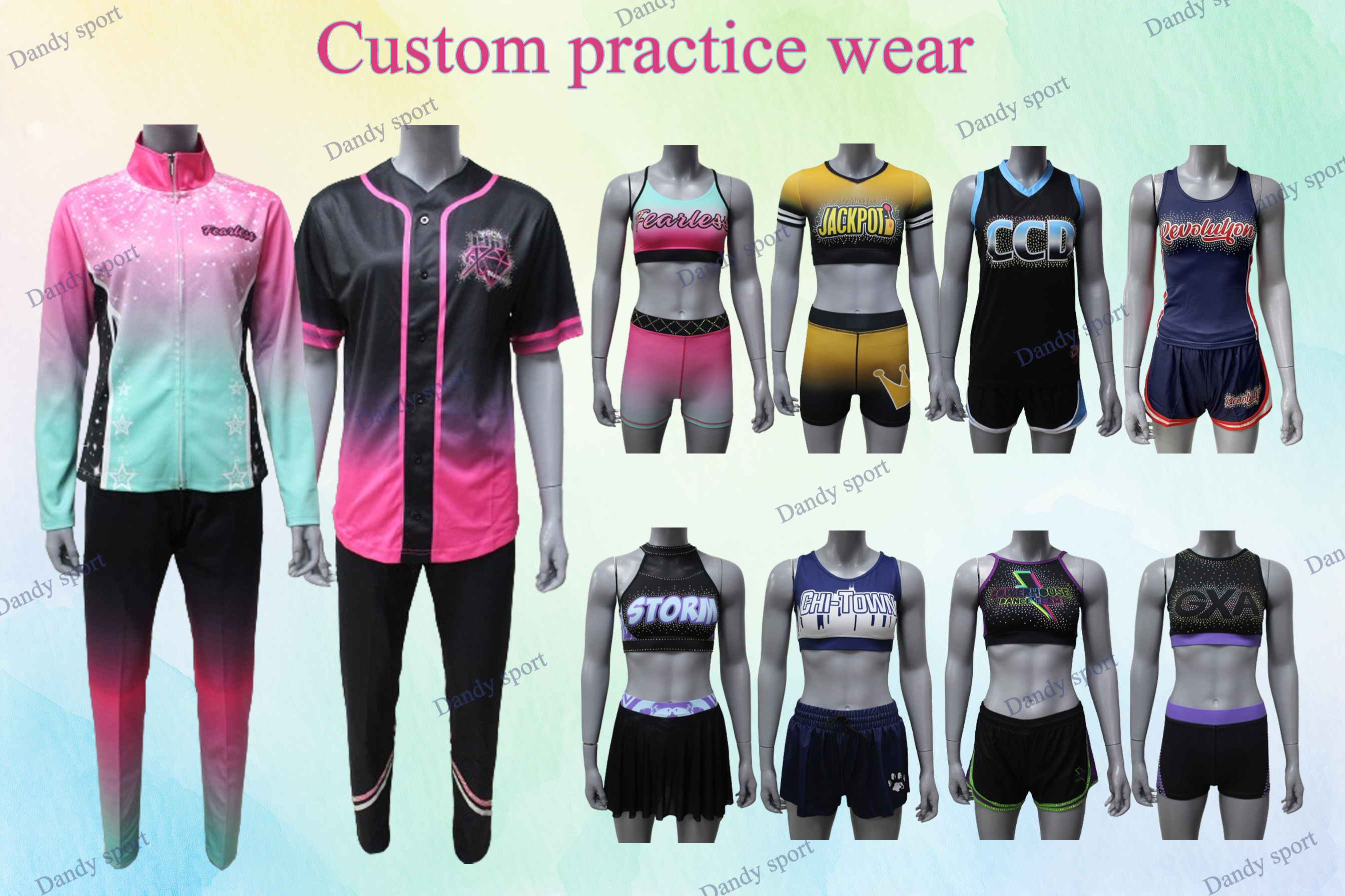 Cheerleading Uniform Material & Craft Details