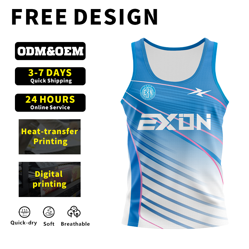 EXON Digital Print Running Sport Wear Manufacturer with Private Label Customization Fitness Apparel Jogging Suit for Team Order