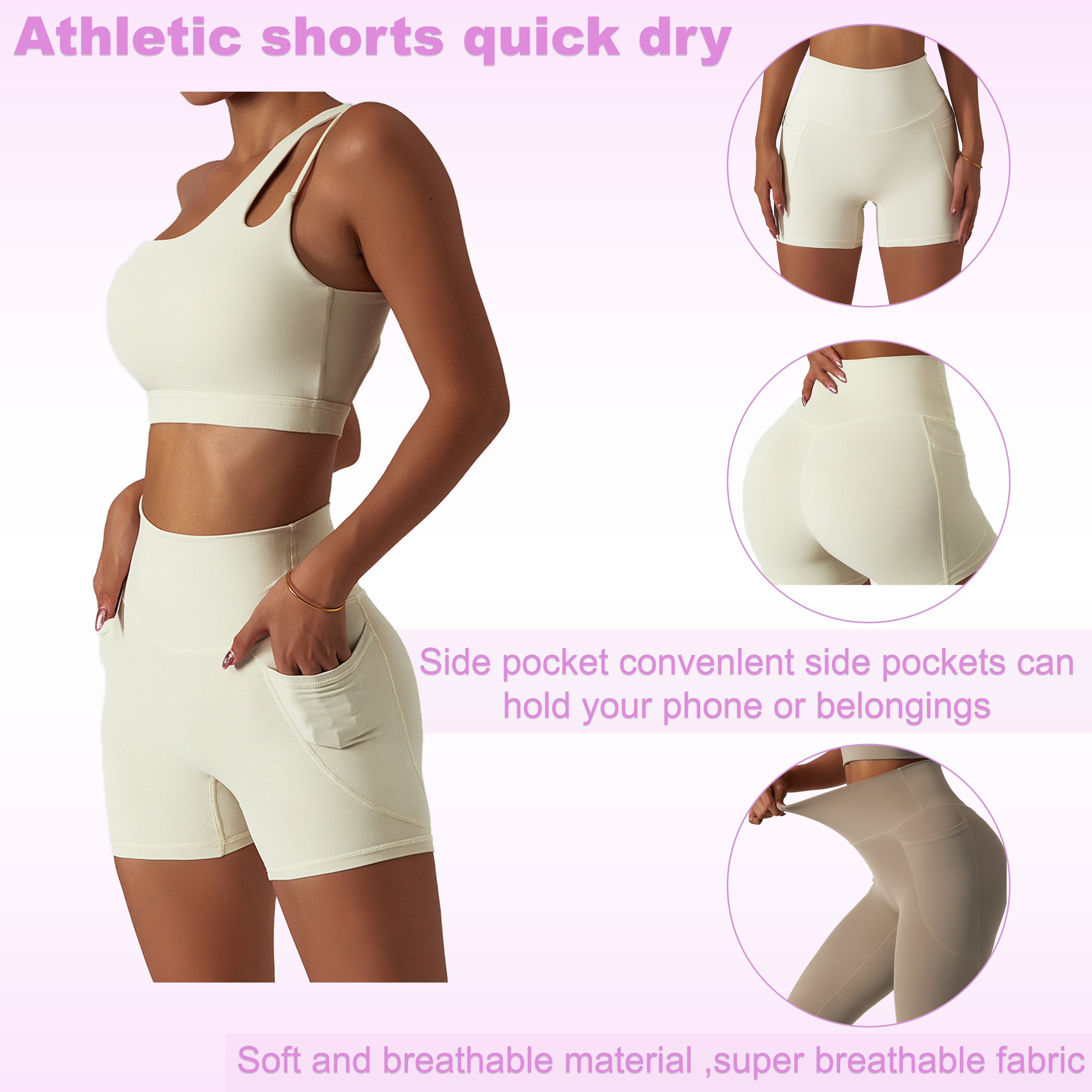 Wholesale Yoga Leggings Running Workout Clothing Yoga Suit Top Sports Wear Gym Fitness Set