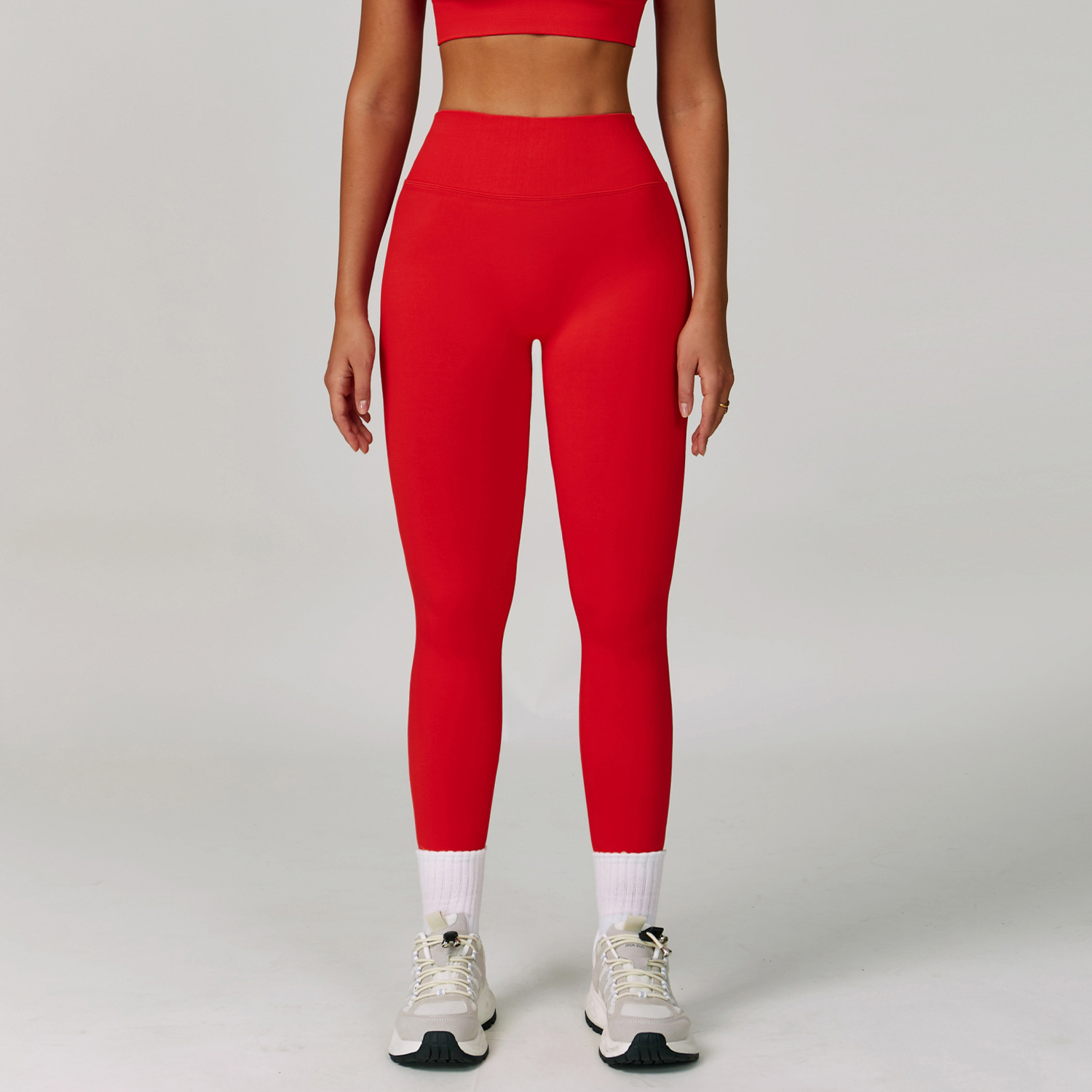 Custom Women Seamless V Back Yoga Leggings Wholesale Supplier Peach Butt Lifting Slim Fit Quick Dry Sports Workout Pants