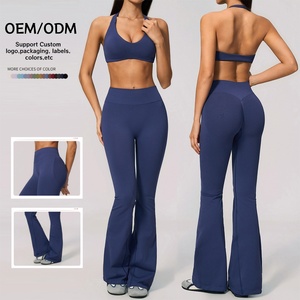 Wholesale Yoga Athletic Clothing Ladies Gym Fitness Sport Workout Clothes Activewear Seamless Women Sports Wear Yoga Suit Set