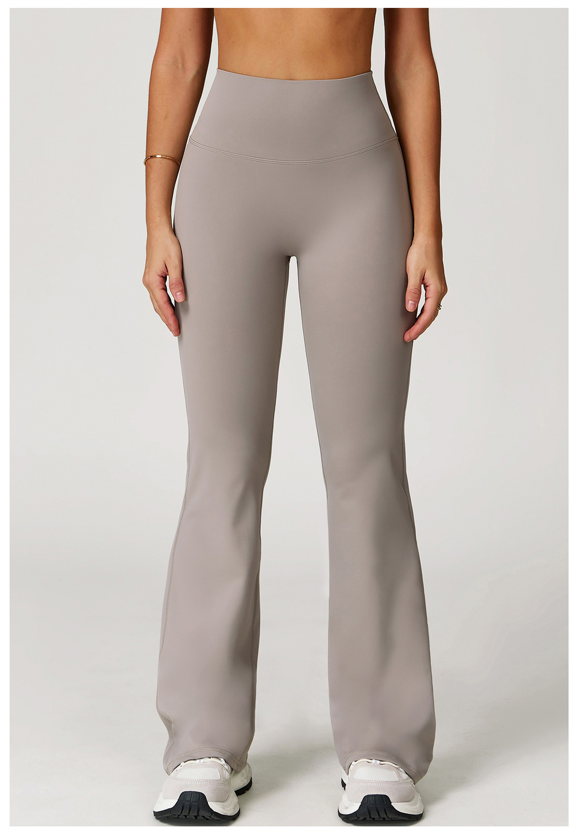 Wholesale Custom Logo Women Yoga Bell-Bottoms Sports Yoga Pants Gym Clothes Fitness Workout Wear Wide Leg Pants Flared Leggings