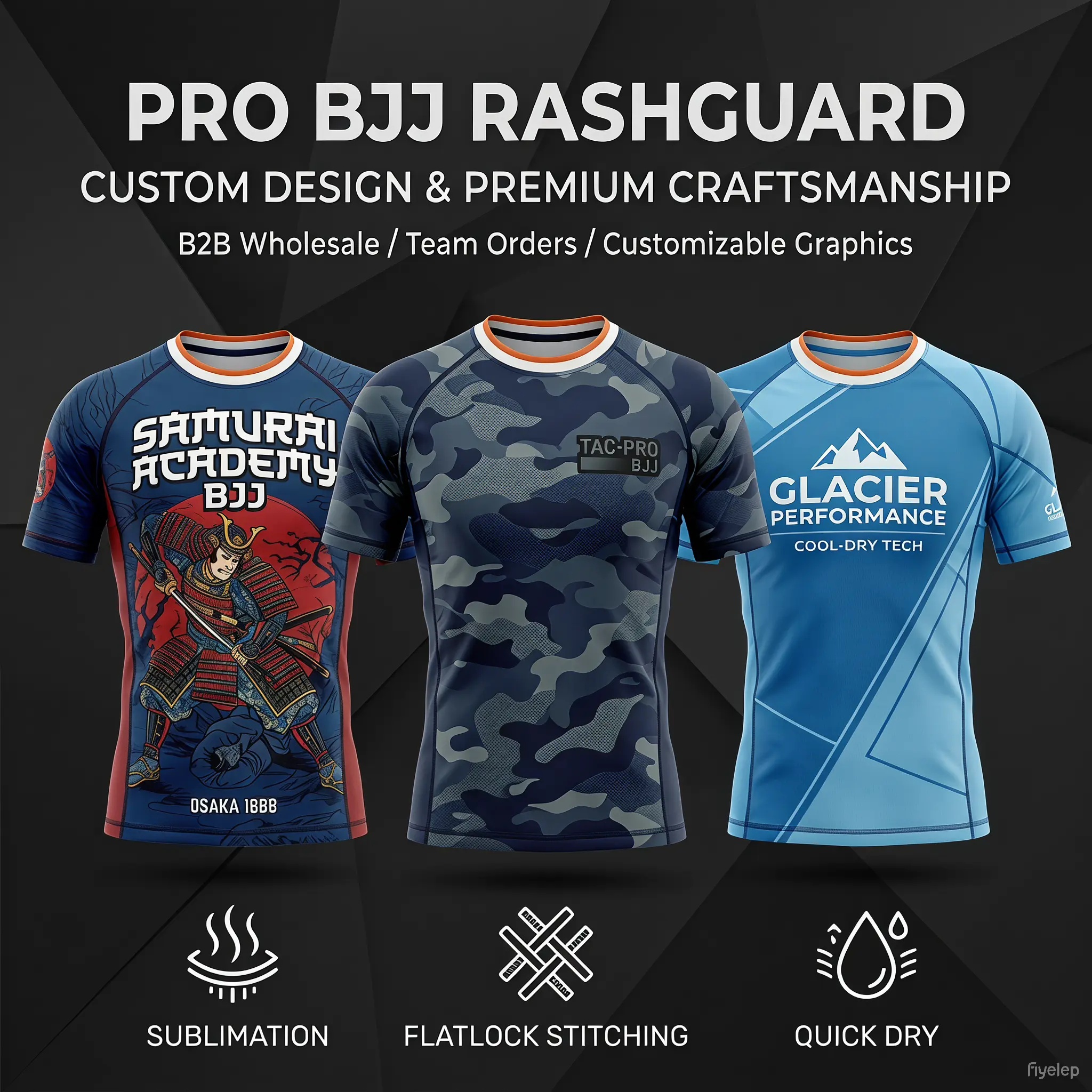 Custom Rashguard BJJ Detail View 3