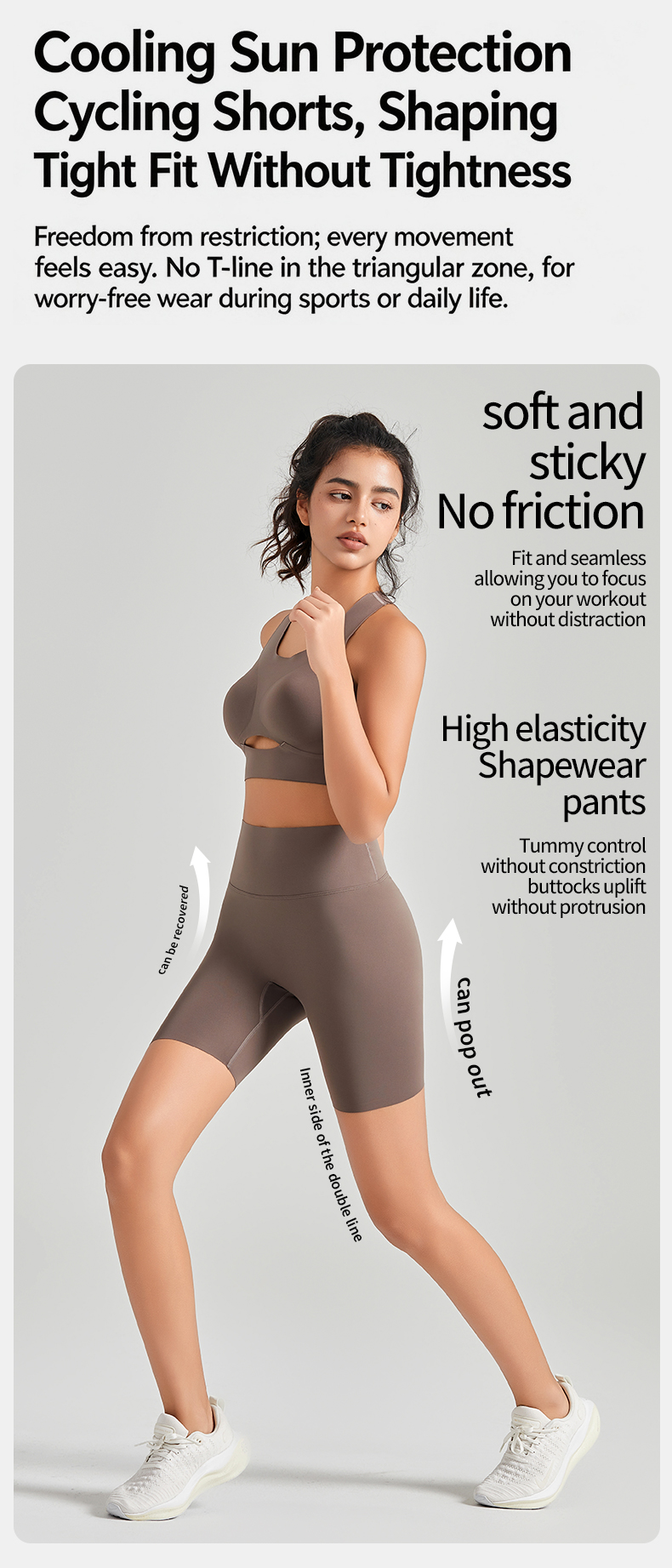 Women's Seamless Quick Dry Yoga Leggings Wireless Padded Workout Breathable Athletic Fitness Bralette for Gym Exercise
