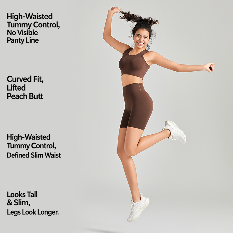 Women's Seamless Quick Dry Yoga Leggings Wireless Padded Workout Breathable Athletic Fitness Bralette For Gym Exercise