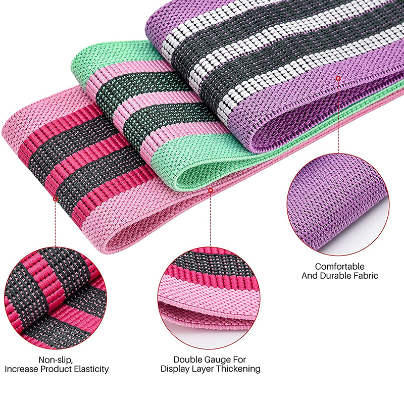 Custom logo Oem Odm Fabric Resistance Manufacturer Booty Bands
