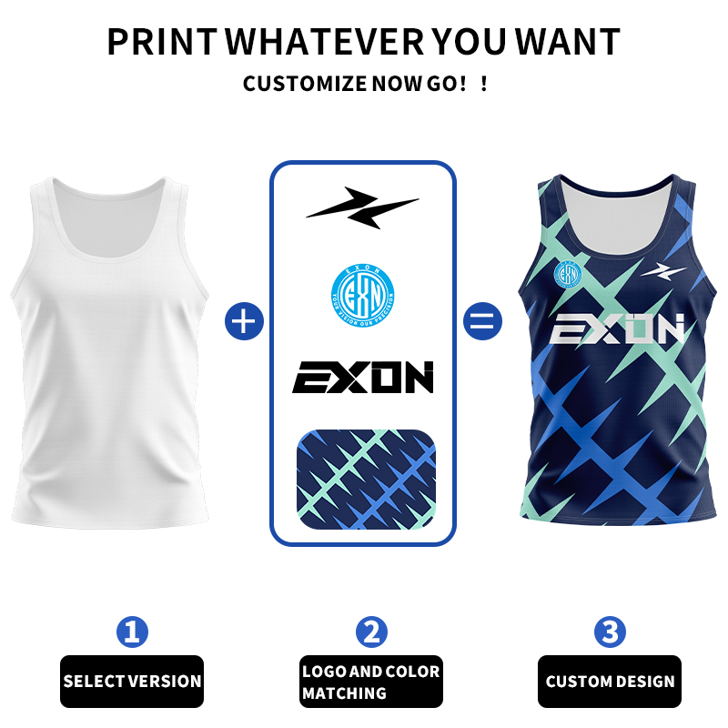 EXON Digital Print Running Sport Wear Manufacturer with Private Label Customization Fitness Apparel Jogging Suit for Team Order