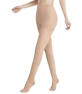 30-40mmhg Closed Toe Seamless Pantyhose Unisex Tights