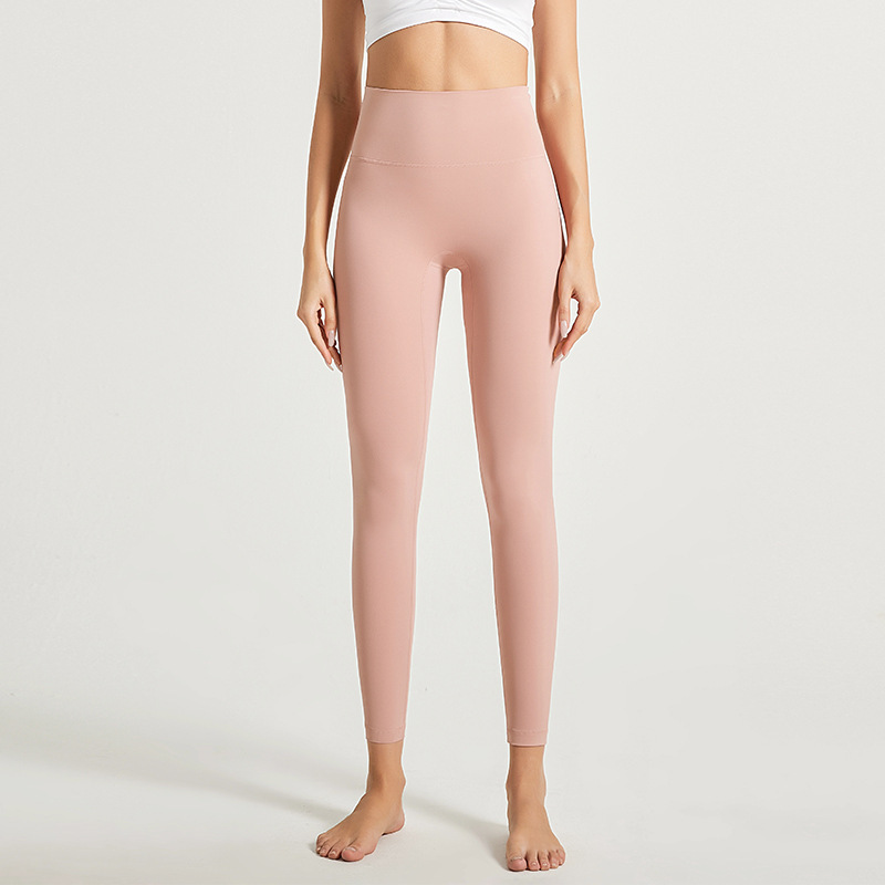 2026 Custom LOGO Label High Waist Nylon Spandex Active Workout Clothing Fitness Gym Yogapants