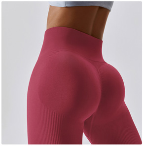 Custom Seamless Workout Yoga Fitness Butt Lifting Tights High Waisted Gym Leggings for Women