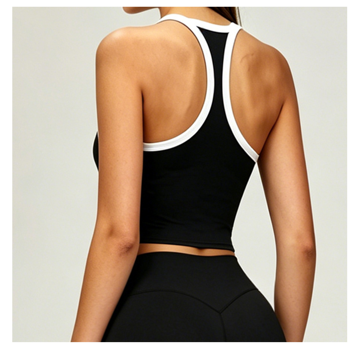 ABX6001 New Arrival Spandex Nylon Breathable Sports Wear Women Set Custom Bare Skin Mujer Activewear Sets Wholesale Yoga Set