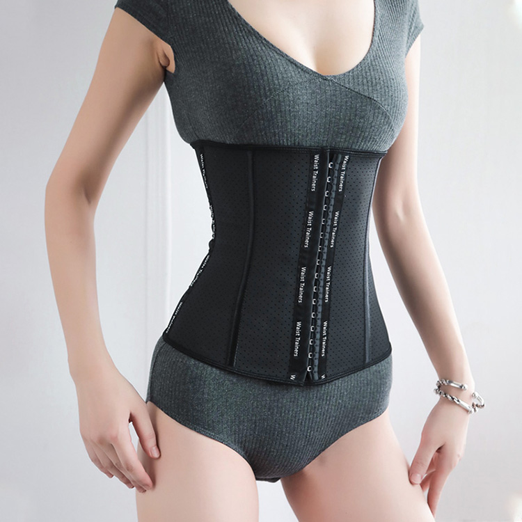 Wholesale Custom Private Label Latex Waist Cincher Satin Breathable Eco-Friendly Waist Trainer Corset for Women Shaping